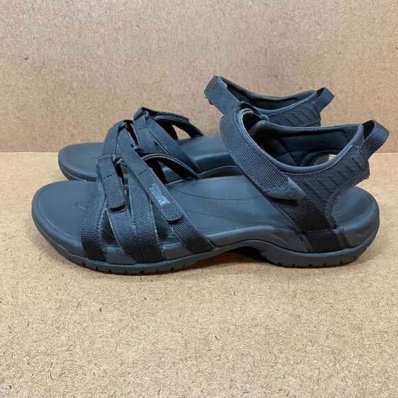 Teva Tirra Womens Black Sandals Size 11 Adjustable Straps Rubber Sole Outdoor - Picture 1 of 8